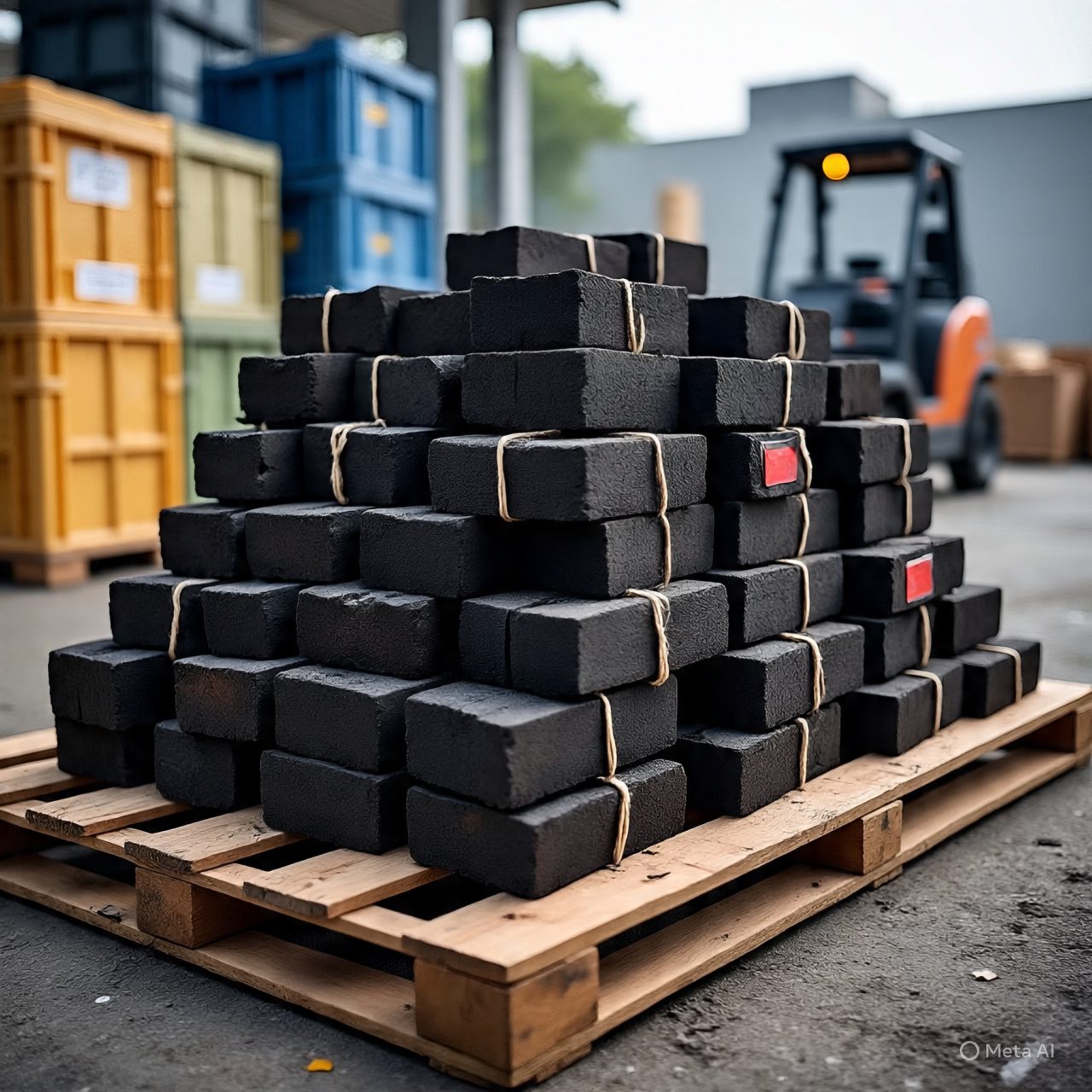 sawdust briquette charcoal export 1